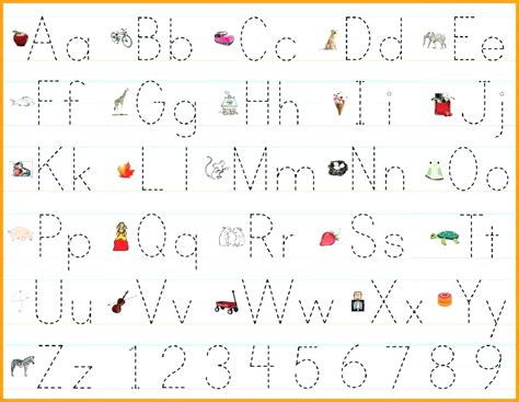 Colorful Letter Tracing