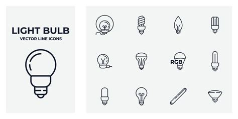 Colorful Light Bulb Template