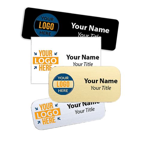 Colorful Name Tag with Logo