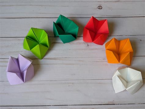 Colorful Origami Fortune Teller