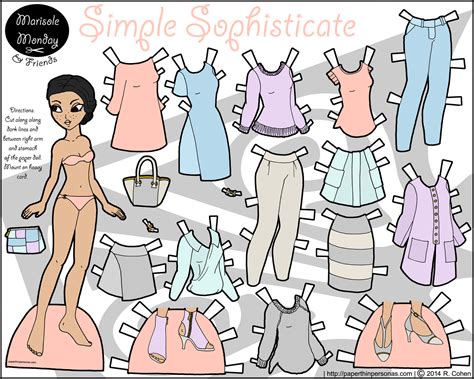 Description of Colorful Paper Dolls