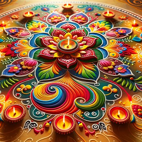 Colorful Rangoli Design