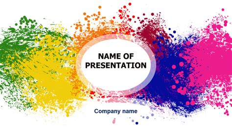 Colorful Self Presentation Template