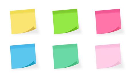 Colorful Sticky Note Template