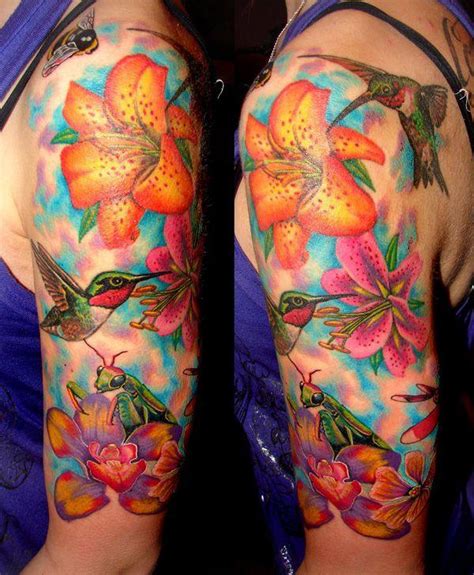 Colorful tattoo designs