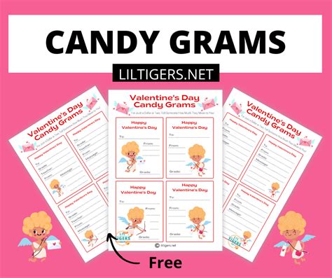 Colorful and Bright Candy Gram Template