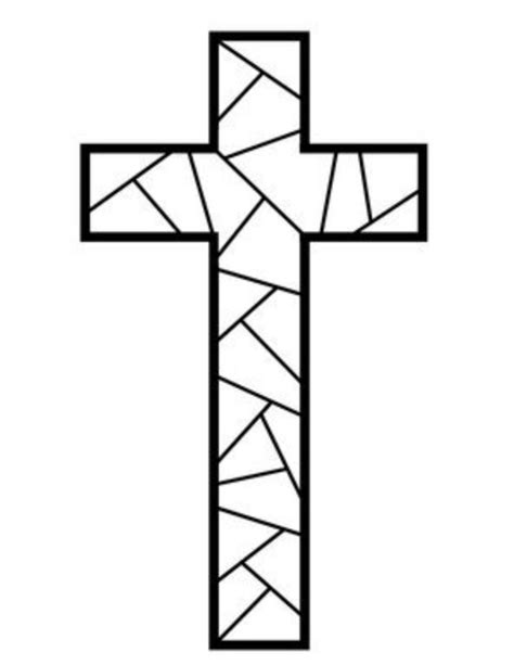 Coloring cross templates