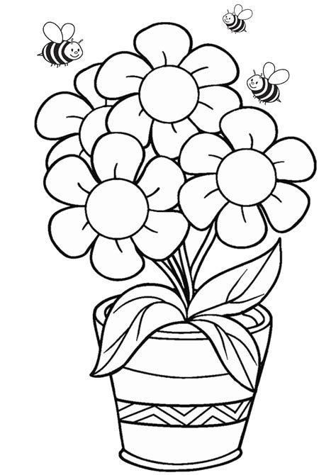 Tips for coloring flower pages