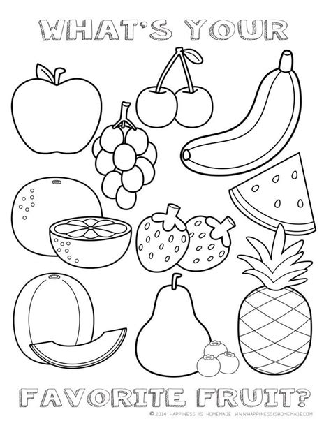 Coloring Pages Food