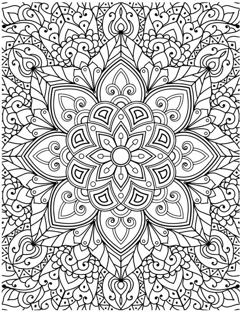 Free printable coloring pages for adults