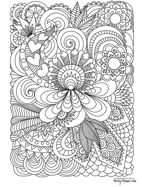 Coloring Pages for Adults PDF