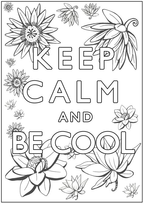 Coloring Pages for Calmness