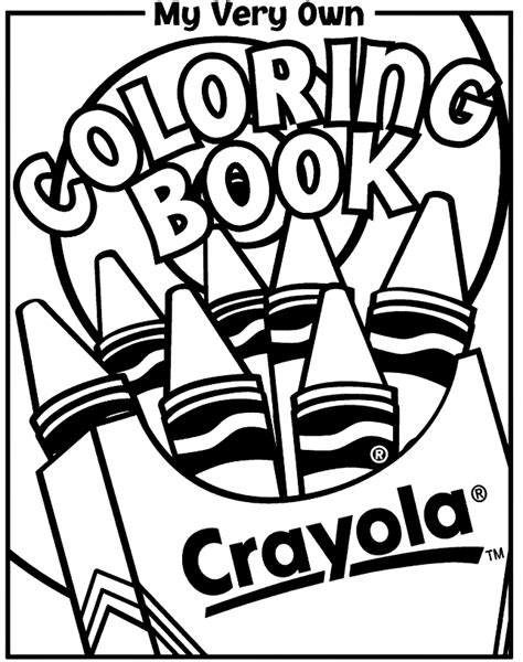 Crayola coloring pages for kids