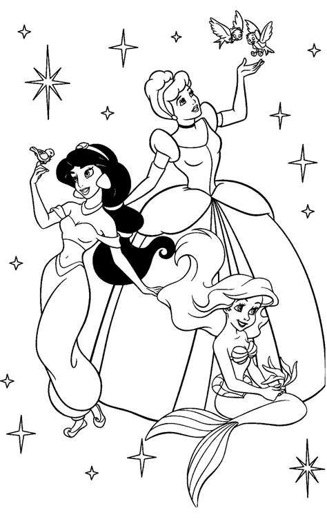 Disney coloring pages for kids