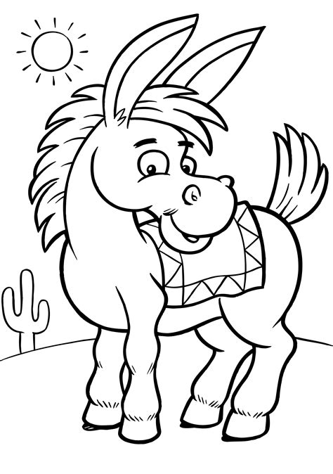 Illustration of a coloring page for kids to print free