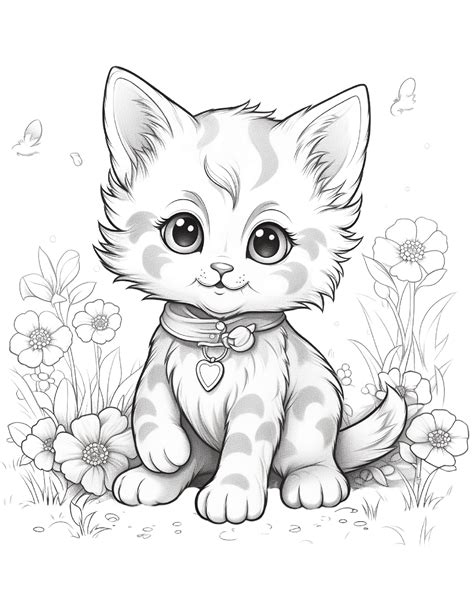 Coloring Pages for Kittens