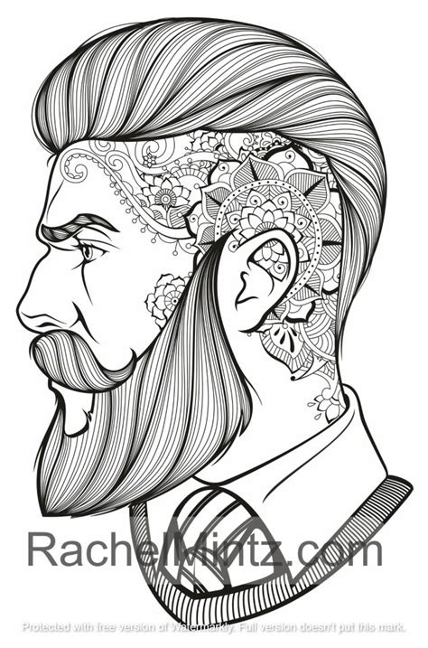 Coloring Pages for Men