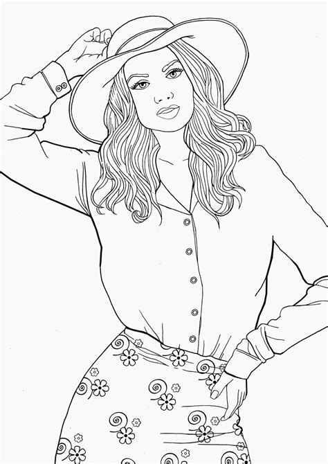 Coloring Pages for Women