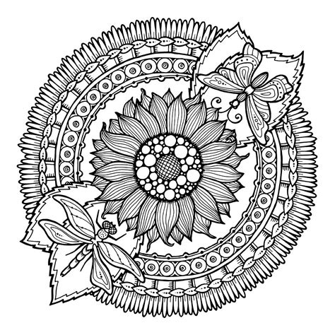 Mandala LOL Coloring Pages Printable