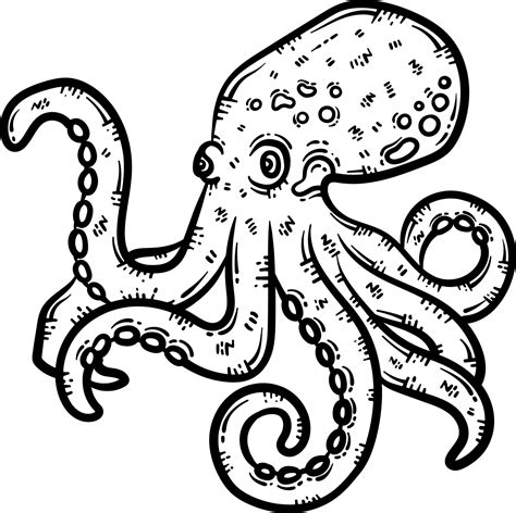 Coloring pages octopus free