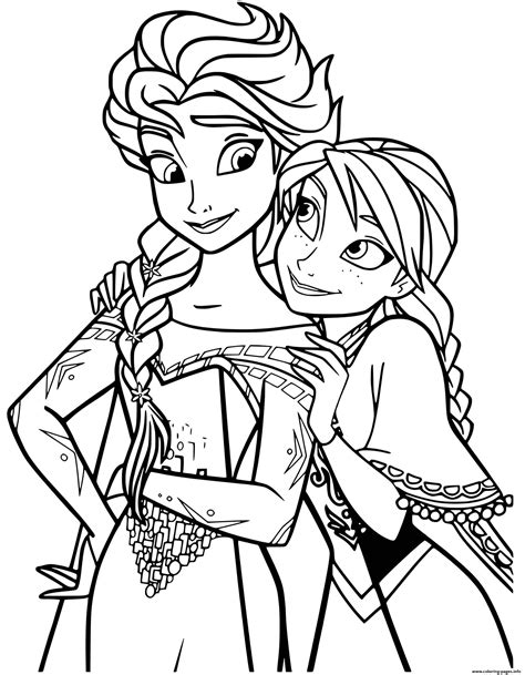 Coloring Pages of Elsa