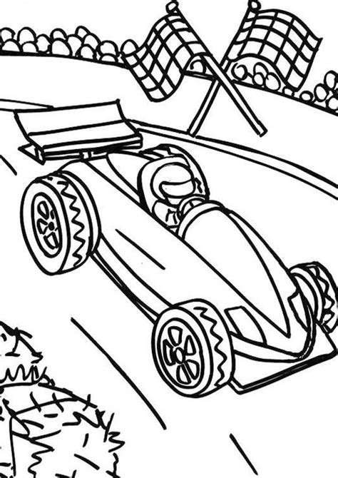 Coloring pages racing cars