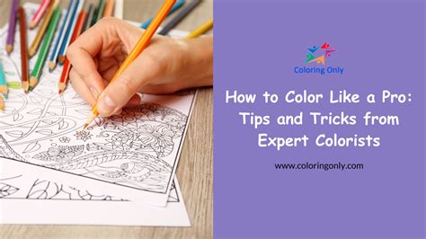 Tips and Tricks for Coloring Pages