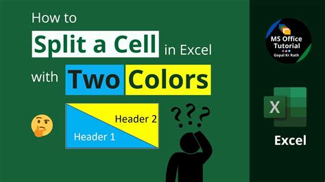 Coloured Cells in Excel Example 2