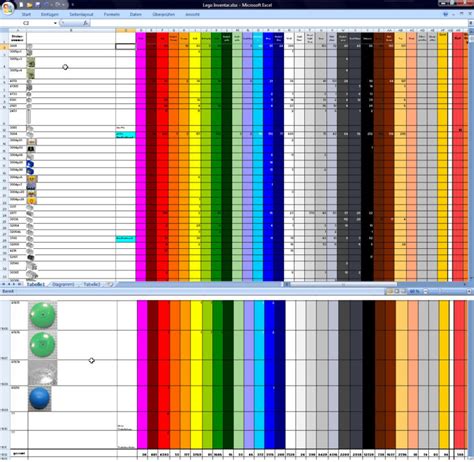 Colourful Excel Lists