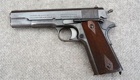 The Colt 1911 pistol was produced by Colt's Manufacturing Company