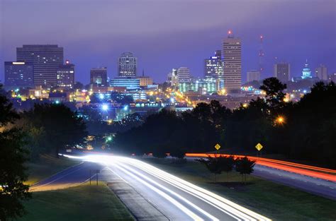 Columbia South Carolina at Night