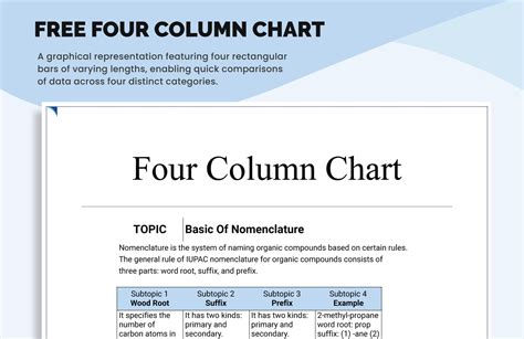 Column Chart Template Download