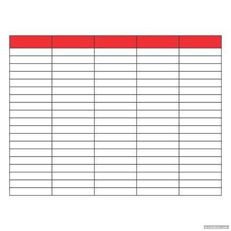 Free Column Chart Template for Excel