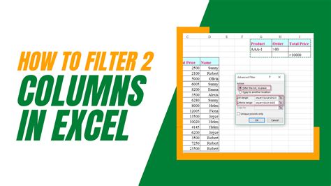 Column Comparison in Excel with Filter Function