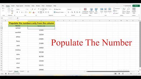 Column merging in Excel