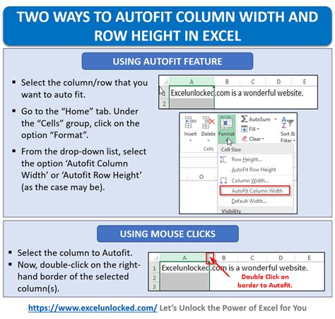 Column Width AutoFit