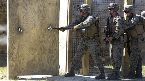 Combat Engineer Marines Constructing Infrastructure