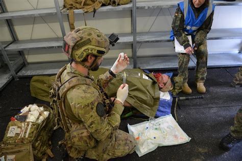 Combat Medic in action