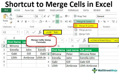 Combine cells with commas using an Excel shortcut