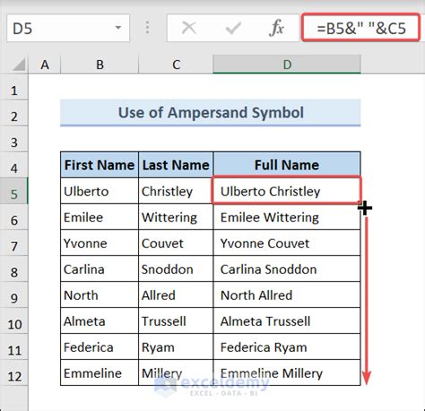 Combine Columns using Ampersand