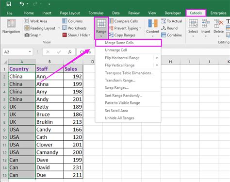 Combine Duplicates in Excel using Formulas