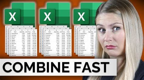 Combine Excel Tabs Methods