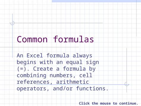 Combining Formulas with Arithmetic Operators