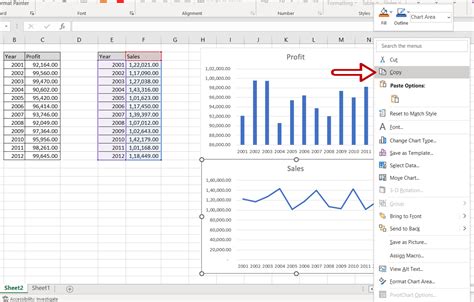 Combining graphs in Excel