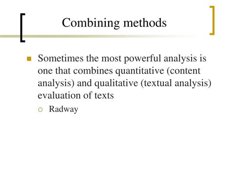 Combining Methods