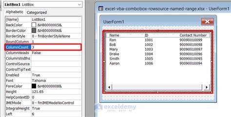 Combo Box in Excel