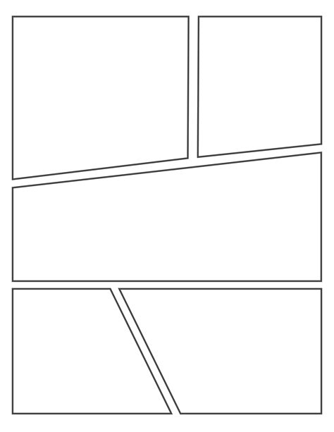 Comic book body template 4