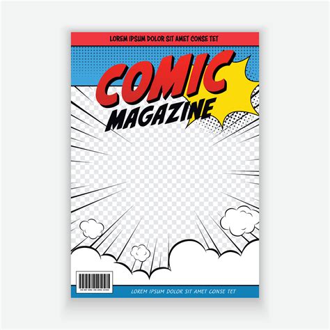 Comic Book Style Flyer Template