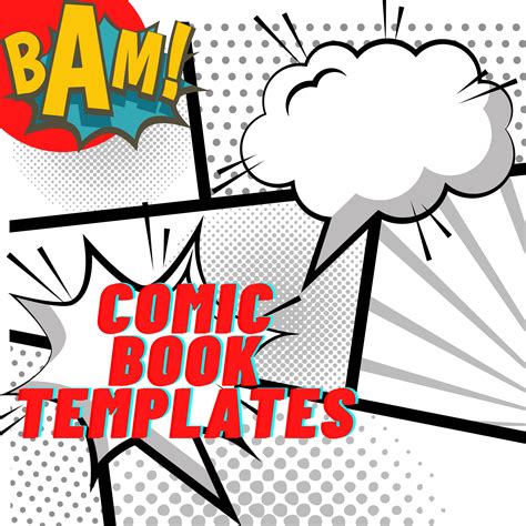 Comic book template gallery image 1