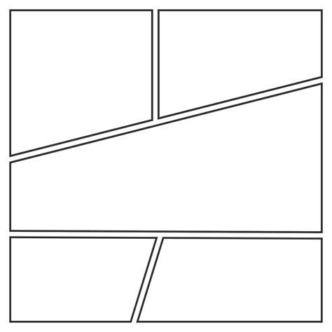 Comic Strip Panel Layout